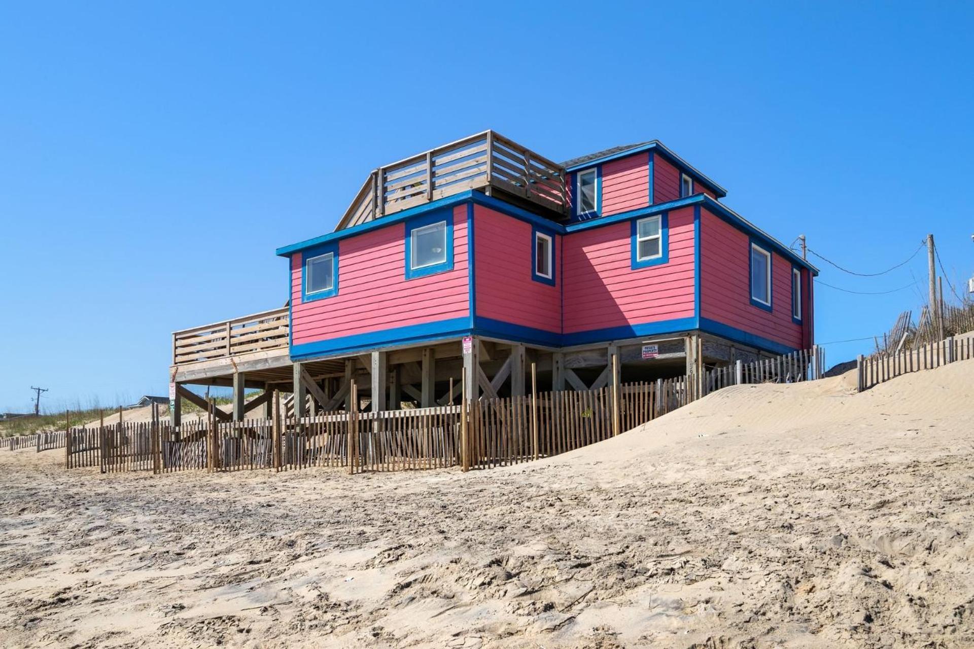4102 Pelicans Perch: The Iconic Obx Oceanfront Китти-Хок Экстерьер фото