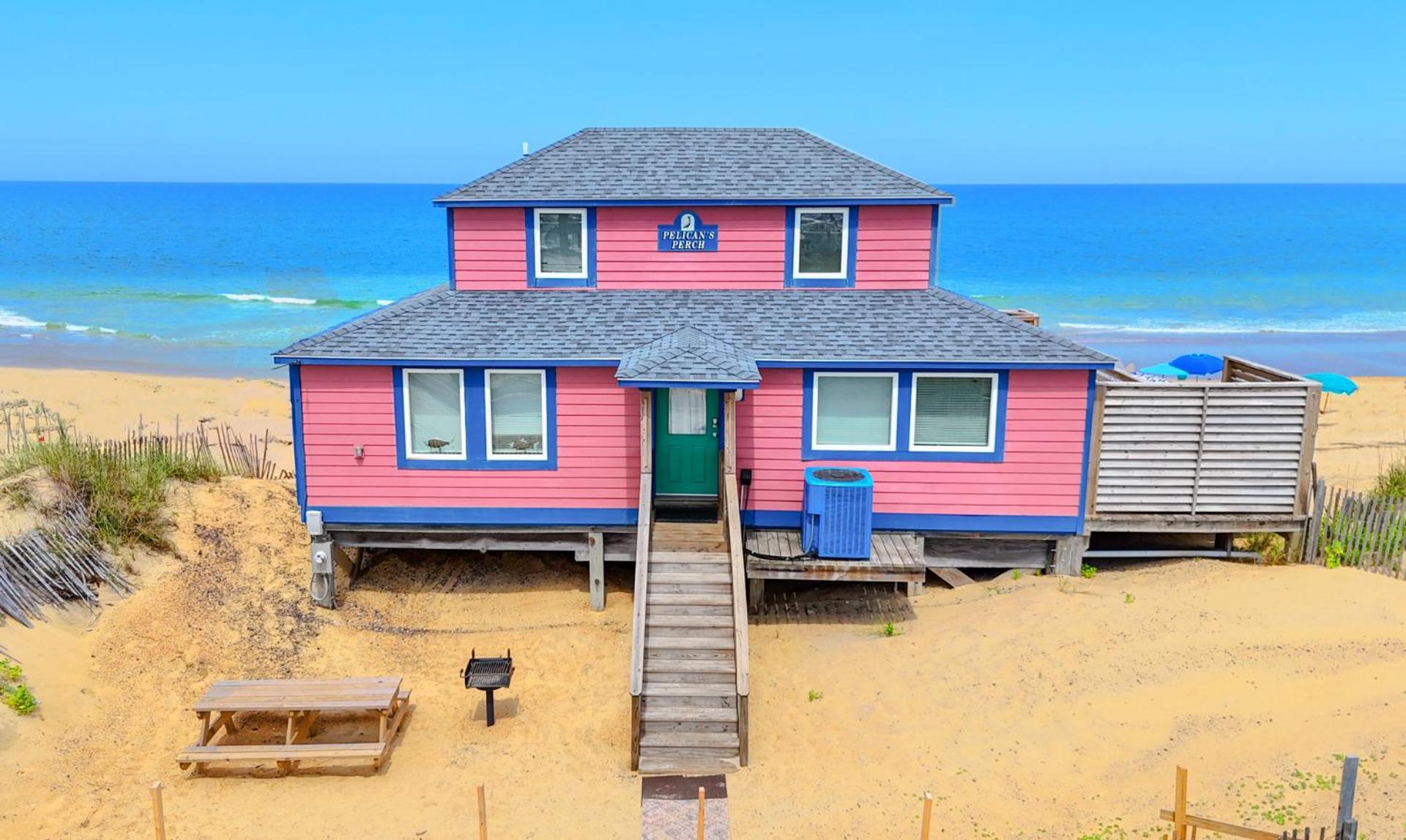 4102 Pelicans Perch: The Iconic Obx Oceanfront Китти-Хок Экстерьер фото